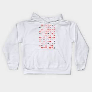 Colourful Geometric Animated Pattern Kids Hoodie